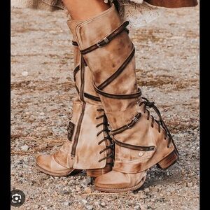 Freebird Cassius Beige Multi Boots